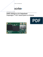DART-SD410 v1.01 Datasheet: Snapdragon 410 - Based System-on-Module