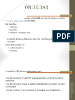 Obligaciones de Dar