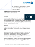 Case Study: Title: Sealing Sandstone To Permit Shaft Sinking