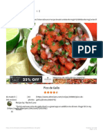 Pico de Gallo Recipe