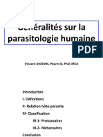 Généralités Sur La Parasitologie Humaine - Djohan