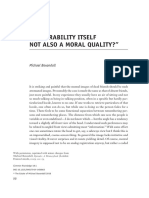 BAXANDALL - Is Durability Itself Not Also A Moral Quality