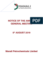 Notice of The Annual General Meeting