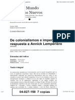 04027158 BERNAND - De colonialismo e imperios