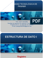 Capitulo I - EstructuradeDatos - Registro