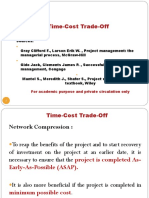 Time Cost Trade-Off