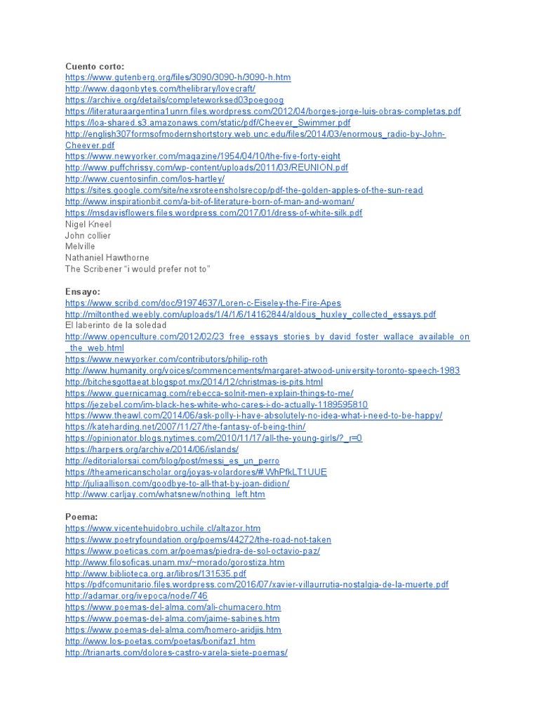 Cuento Corto Nigel Kneel John Collier Melville Nathaniel Hawthorne