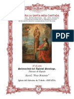25 de Julio. Santiago Apóstol. Guía para La Santa Misa Cantada. Kyrial Fons Bonitatis
