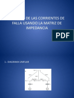Calculo de Corrientes Falla Con Matriz Impedancia PDF