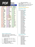 Collective Nouns: Common Group Names