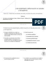 GV022 Problemas Comunes de Estabilidad y Deformación - Problemas en Taludes y Terraplenes