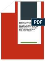 Runillanos GPR 0111 Diseñar Un Sistema de Gestion de Calidad en La Estacion de Servicios Los Libertadores Del Municipio de Tame Arauca, Ajustado A Los Lineamientos de La Norma Iso 9001-2015 PDF