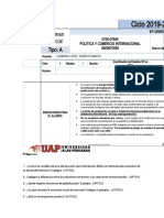 Examen Política y Comercio Internacional-A