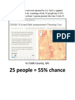25 People 55% Chance: in Cobb County, GA
