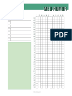 A4 Caderno Inteligente Meu Humor Verde