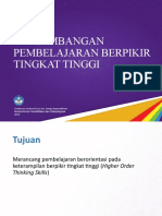 Pengembangan Pembelajaran Berorientasi HOTS Rev