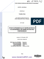 Remblais Sols Compressibles Rupturetassement PDF