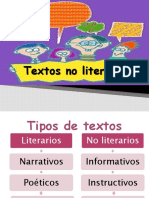 textos no literarios