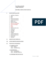 Semana 1 - Historia Clínica Psicológica