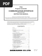 Communication Interface: FP93 Program Controller