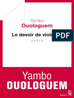 Yambo Ouologuem - Le Devoir de Violence PDF