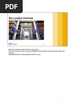 Bin Location Overview: SAP Business One Version 9.3