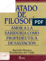 Basave Fernández Del Valle, Agustín - Tratado de Filosofía. Amor A La Sabiduría Como Propedéutica de Salvación PDF