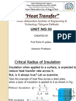 "Heat Transfer": Unit No: 03