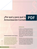 ¿Por Qué y para Qué La Armonización Contable?: Viridiana Maroney García Roque