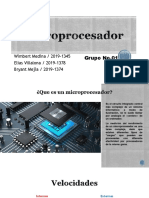 Las partes internas de un microprocesador