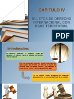 Sujetos de Derecho Internacional Con Base Territorial