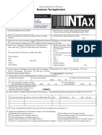 Business Tax Application: Form BT-1