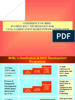 Experience of Bhel in Using Igcc Technology For Coal Gasification Based Power Generation