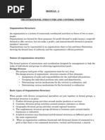 Download Organizational Structure and Control System Module4 by Ajesh Mukundan P SN47031366 doc pdf