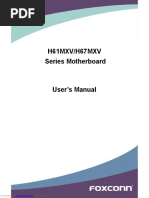 H61MXV/H67MXV Series Motherboard: Downloaded From Manuals Search Engine