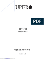 H8Dgu H8Dgu-F: User'S Manual