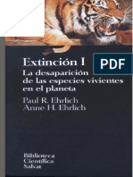 Paul R. Ehrlich & Anne H. Ehrlich - Extincion