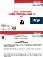 Estudio de Seguridad Parque Residencial Calle 100