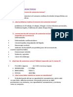 Consumo de Sistancias Toxicas