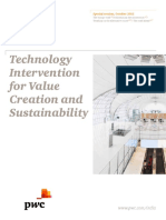 Technology Intervention For Value Creation and Sustainability