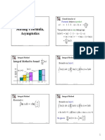 Asymptotics Stirling's Formula,: Integral Method To Bound