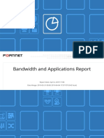 Bandwidth and Applications Report
