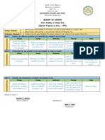 Budget of Lesson First Grading in Visual Arts (Special Program in Arts - SPA)