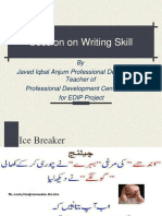 Session On Writing Skill