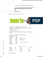 How To Calculate Personal Income Tax in Myanmar PDF