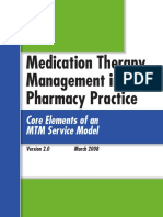 Medication Therapy Management in Pharmacy Practice: Core Elements of An MTM Service Model