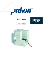 User Manual Pakon F-235