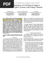 Design Optimization of Lms-Based Adaptive Equalizer For Zigbee Systems With Fading Channels