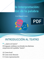 Introducción Al Teatro