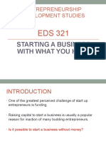Eds 321 Starting With What You Have